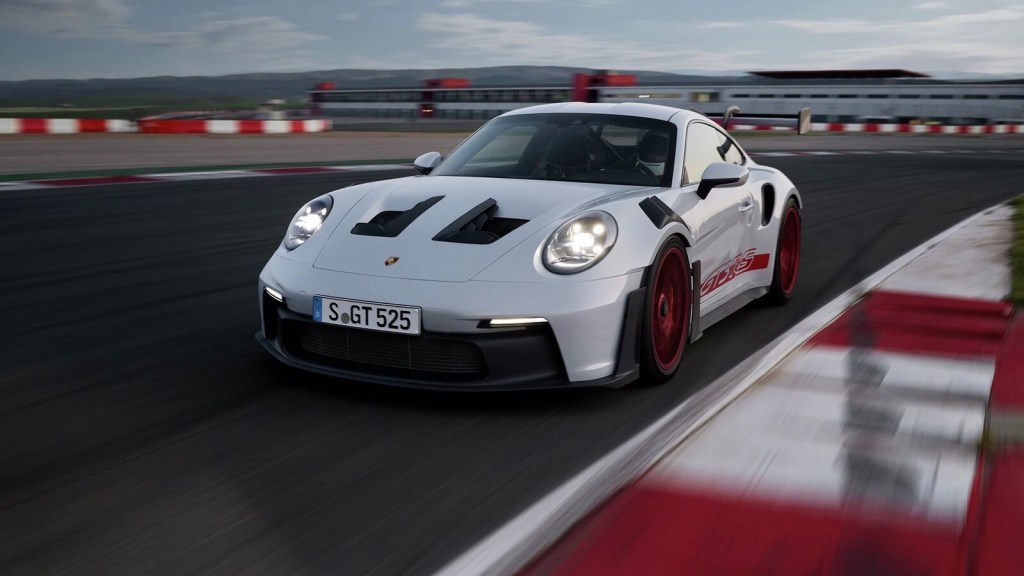 A Porsche 911 GT3 RS like this partnered with Delta Airlines and LAX to drive passengers. 