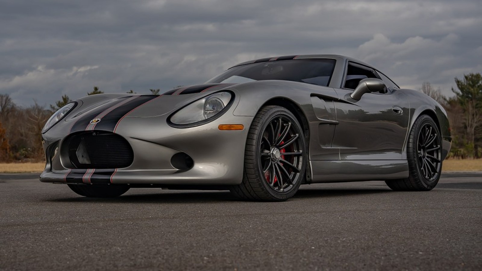 Shelby Series 2 Coupe sports car posed