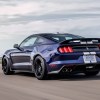A 2019 Ford Mustang Shelby GT350 shows off its updated rear aero.