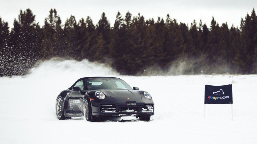 The Porsche 911 in snow