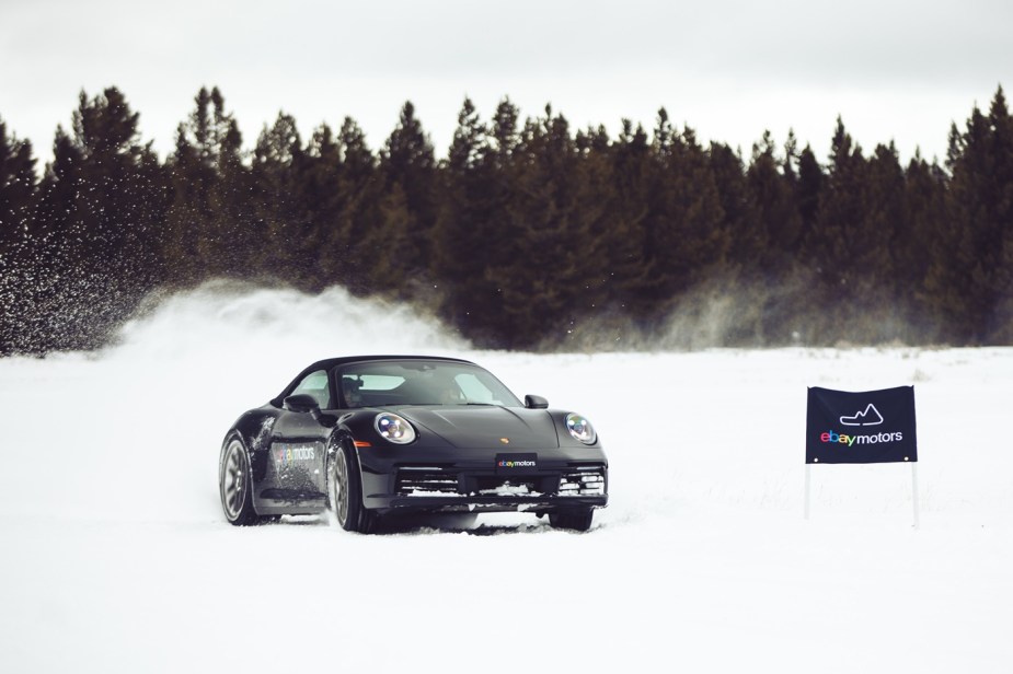 The Porsche 911 in snow