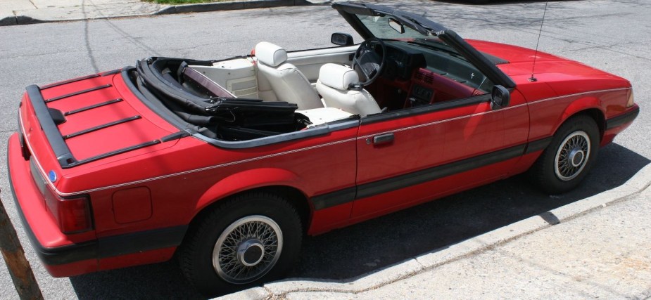 Red Fox Body Mustang convertible like the one in the Road House film.