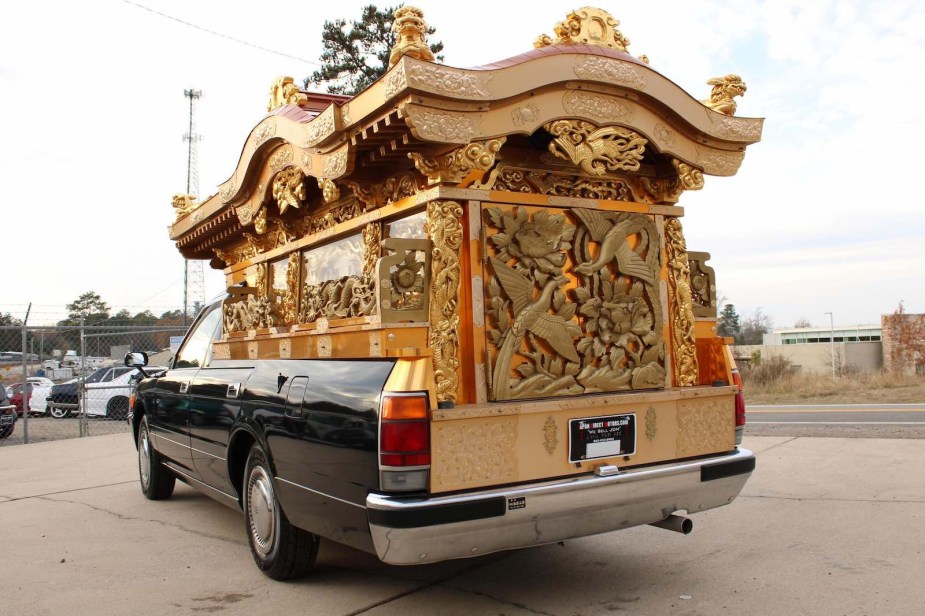 Rear of a Japanese hearse