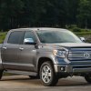 2015 Toyota Tundra posed. This truck has one of the most reliable engines in the entire automotive market.