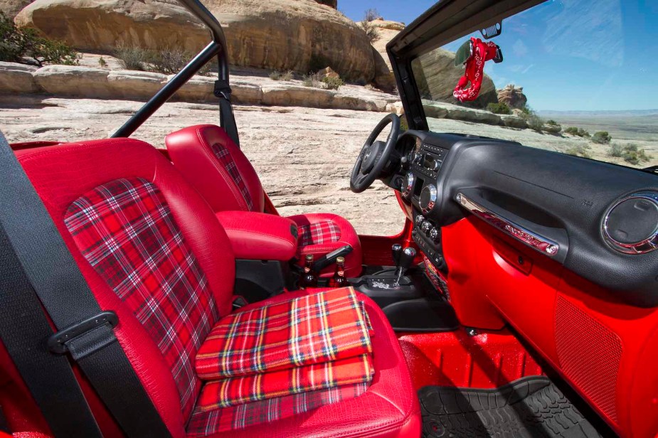 Interior of a Jeep concept