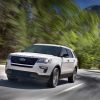 The 2019 Ford Explorer on the road