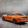A 2020 Ford Mustang EcoBoost High Performance shows off its rear-end styling.