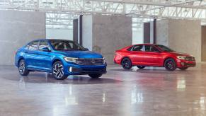 The Volkswagen Jetta sales in 2023 were lower than the Toyota Corolla and the Honda Civic