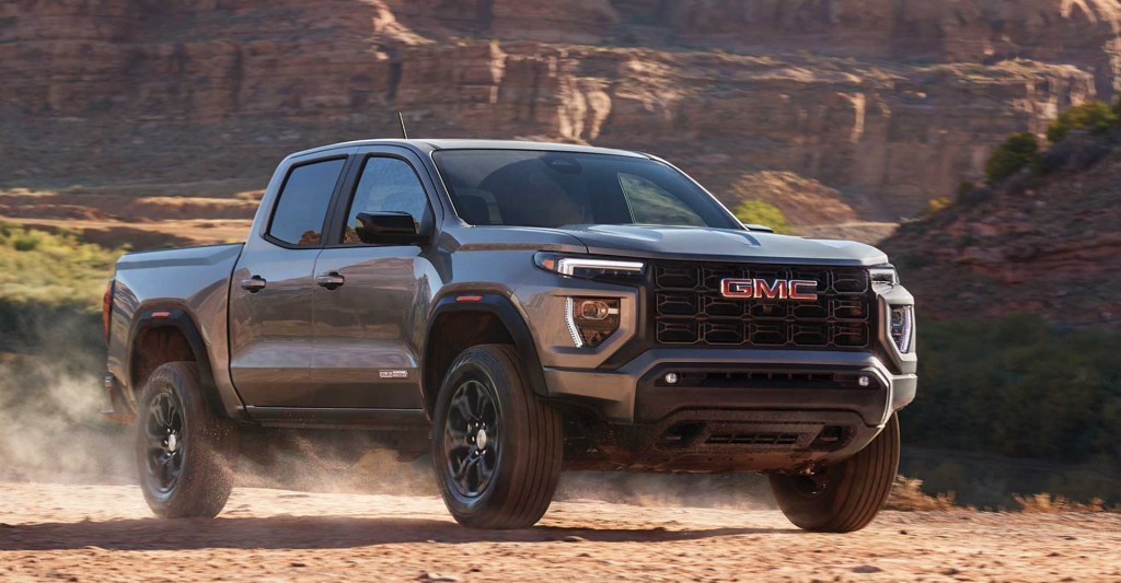 The 2023 GMC Canyon off-roading