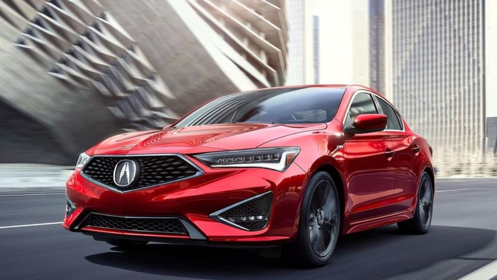 Red 2024 Acura ILX posed. This is one of the most affordable cars with excellent longevity scores.