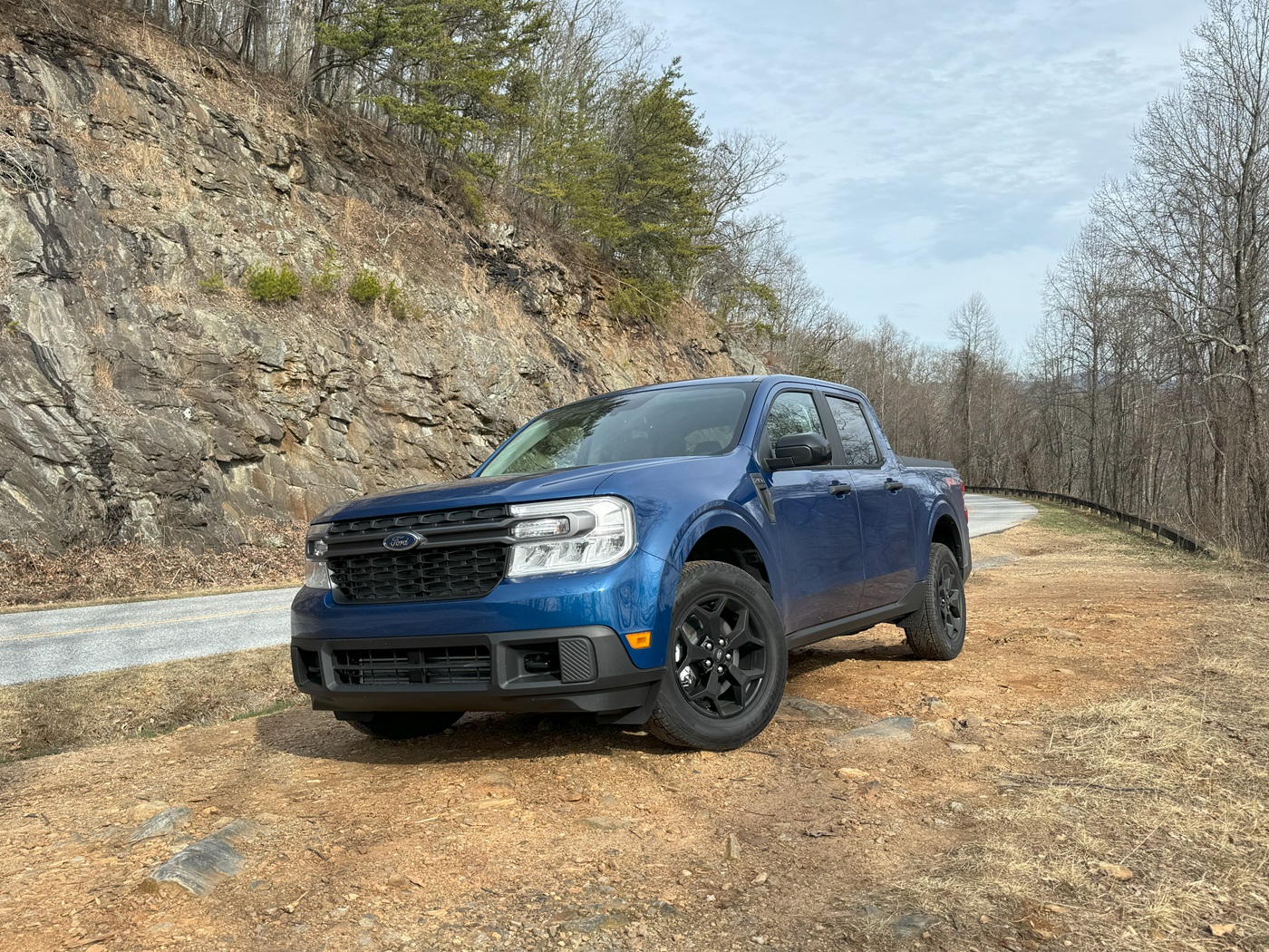 The 2024 Ford Maverick FX4 off-roading