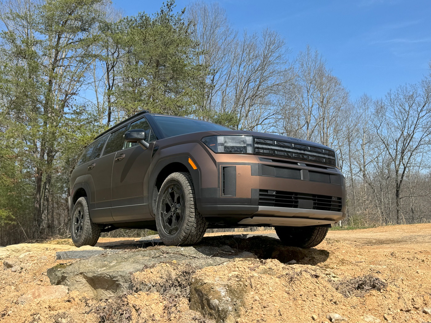 The 2024 Hyundai Santa Fe XRT off-roading