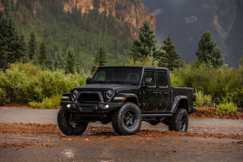 The 2024 Jeep Gladiator off-roading