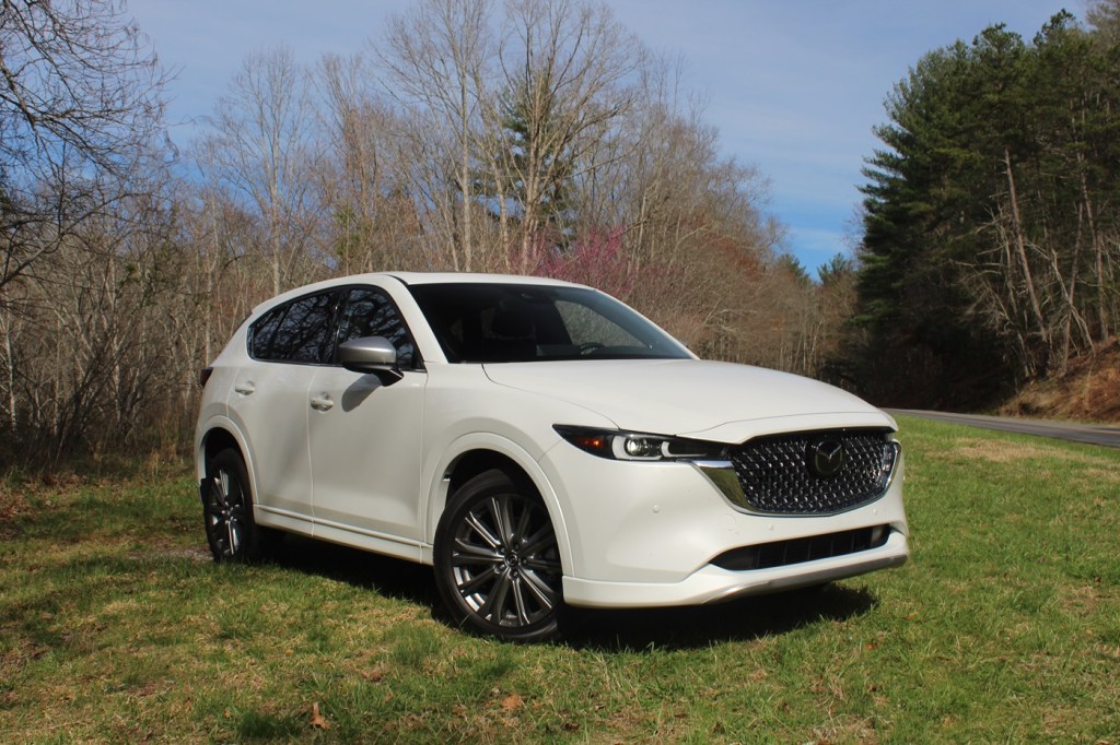The 2024 Mazda CX-5 parked in grass