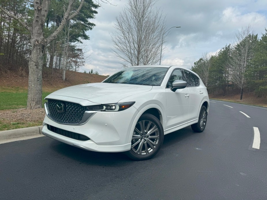 The 2024 Mazda CX-5 on the road