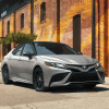 The 2024 Toyota Camry in the city
