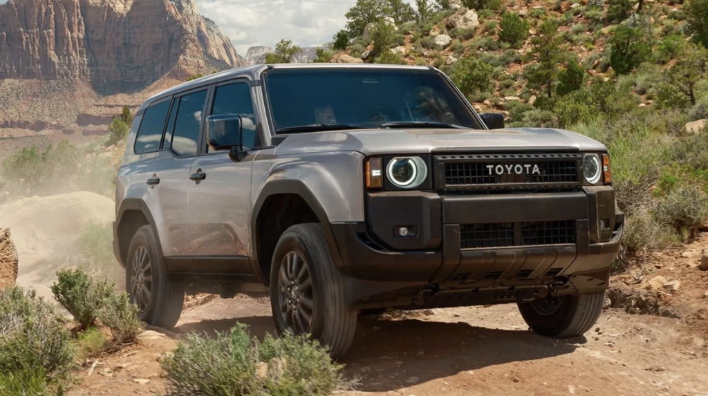 The 2024 Toyota Land Cruiser off-roading