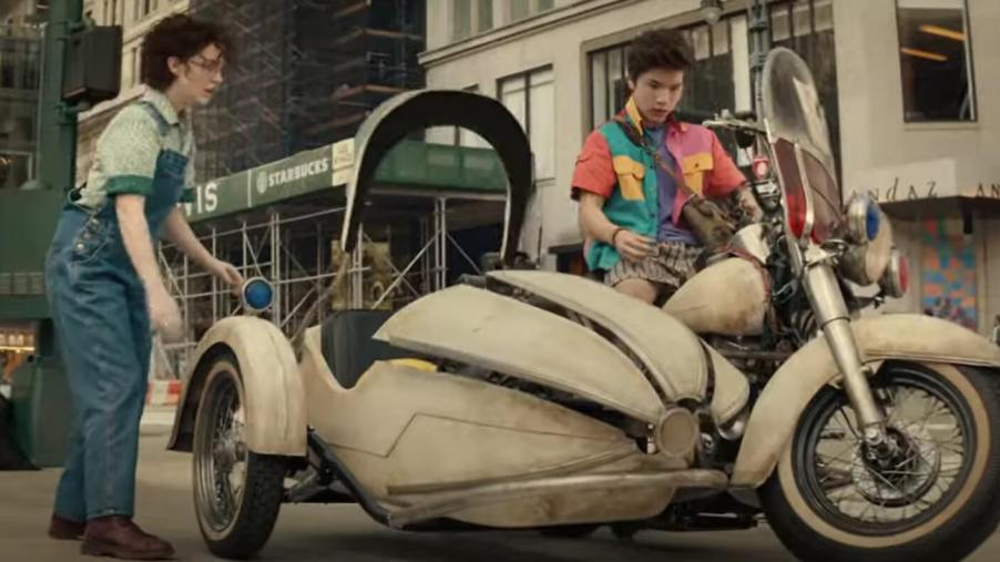 Ecto-C, a motorcycle in the new Ghostbusters movie.