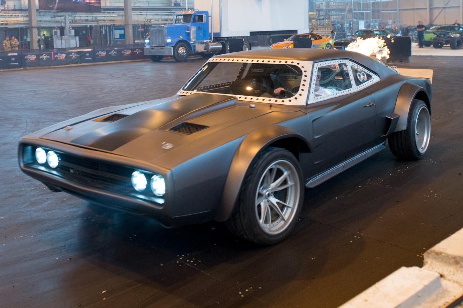 Ice Charger on the track at Fast and Furious live show