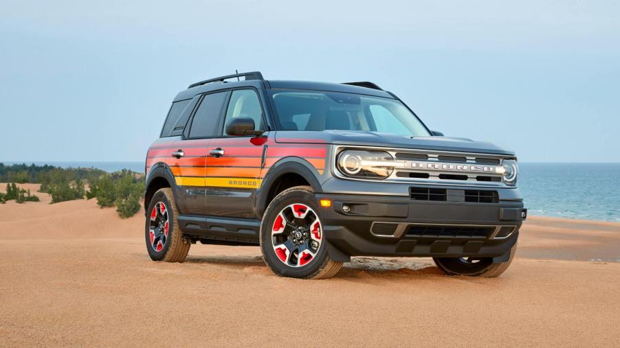 The 2024 Ford Bronco Sport is one of the best small SUVs but has a smaller rear than the Subaru Forester