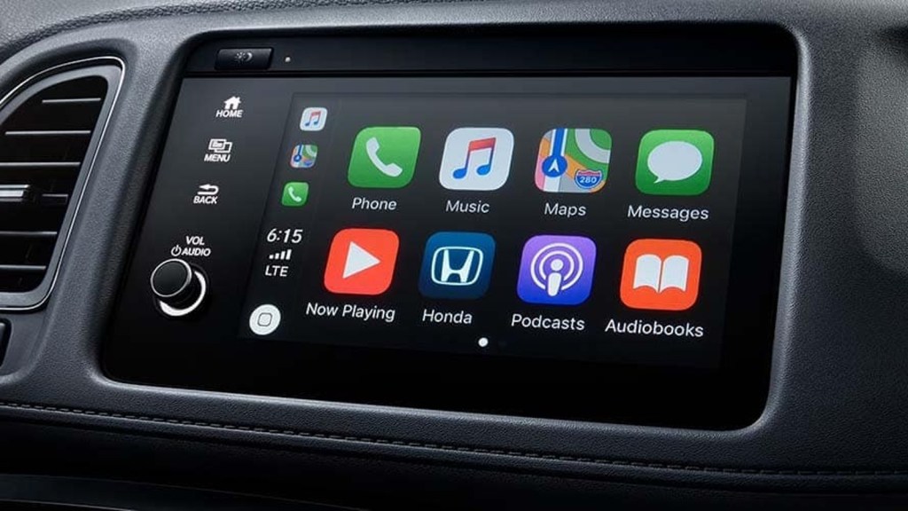Honda Infotainment Screen  with connected apps.