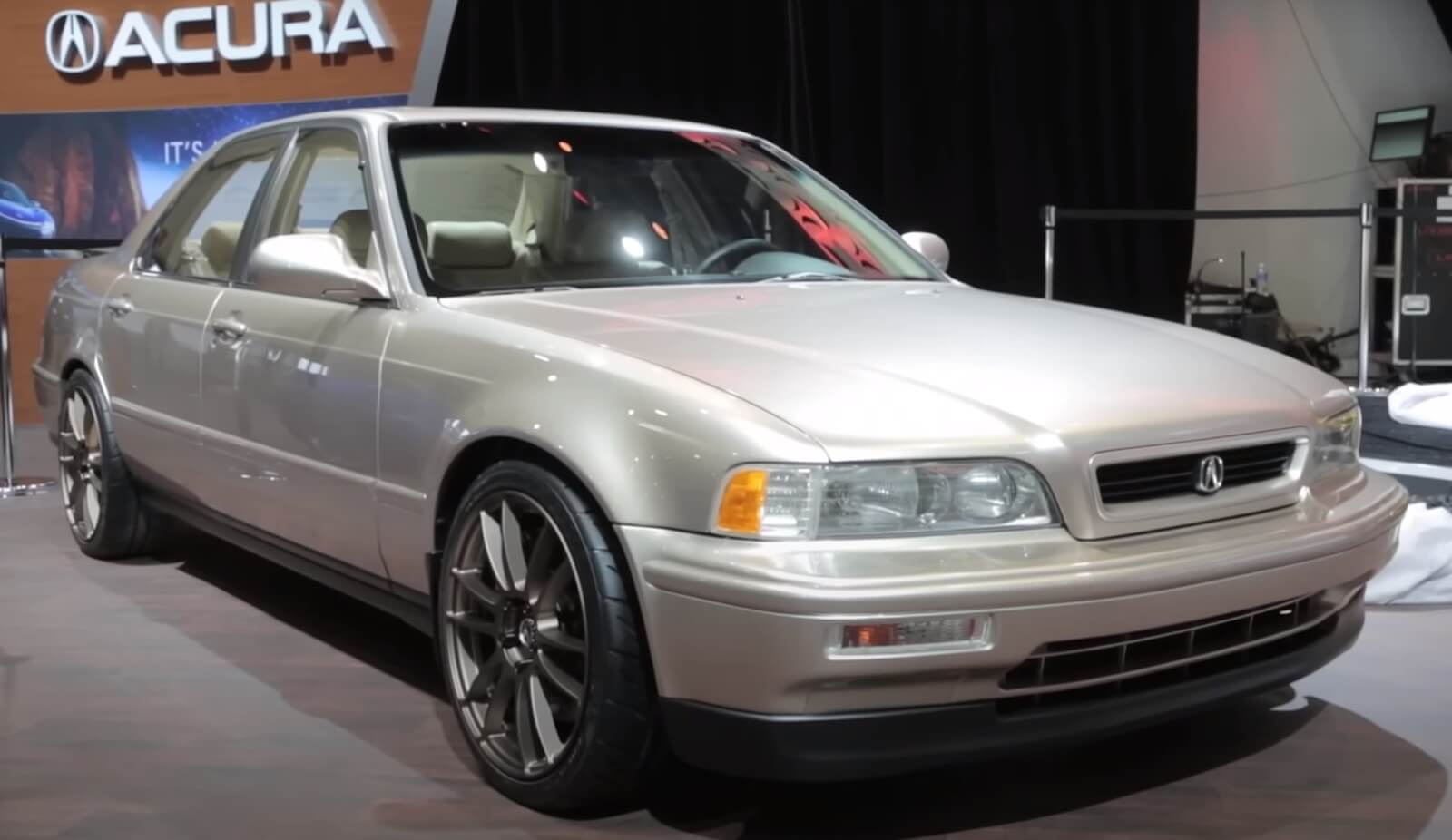 Ludacris displays his Acura Legend at the SEMA show in Las Vegas. 