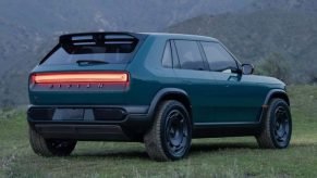 The rear end of the Rivian RX3