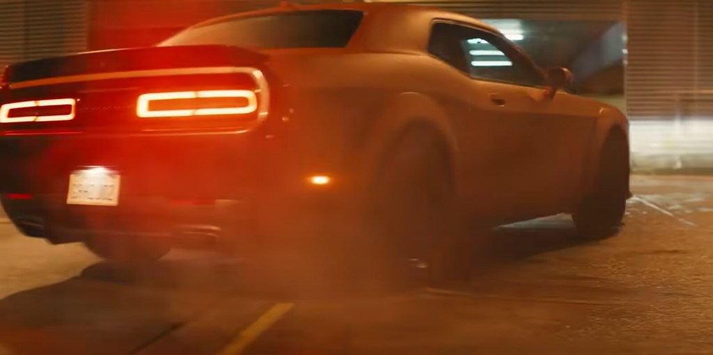 A Dodge Challenger in the upcoming Ryan Gosling movie, 'The Fall Guy'.