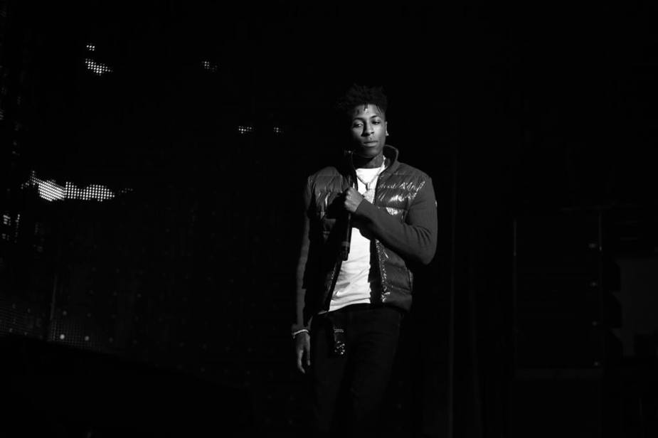 YoungBoy Never Broke Again performs on-stage.