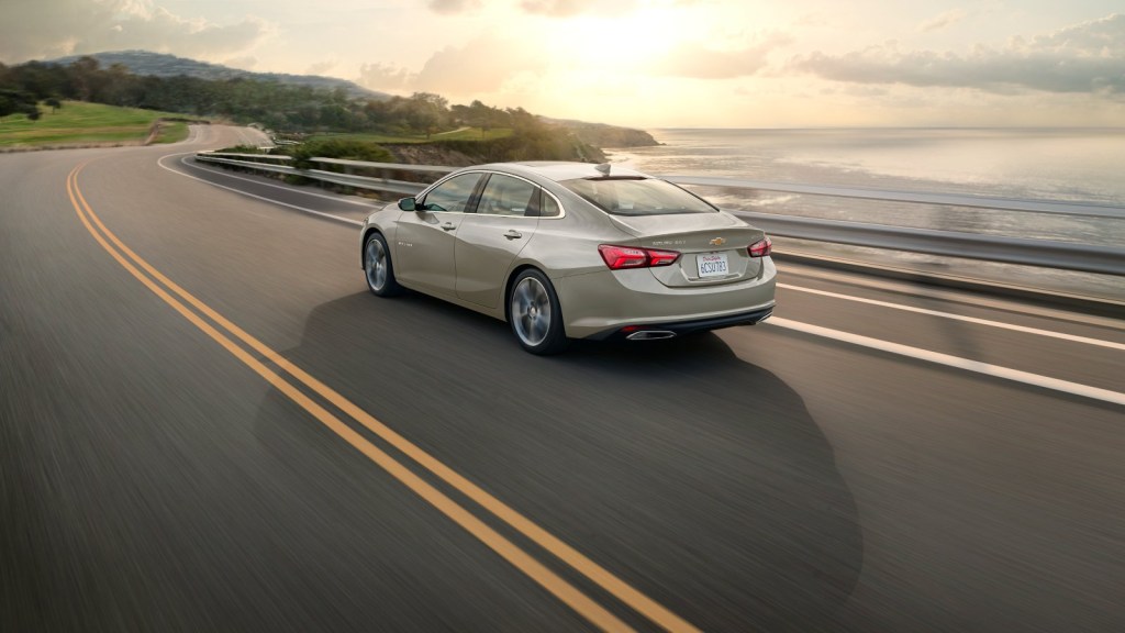 The Chevrolet Malibu competes with the 2024 Toyota Camry.