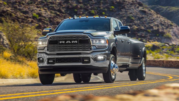 The 2022 Ram 3500 on the road