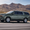 The 2024 Chevy Suburban on the road