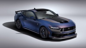 The 2024 Ford Mustang Dark Horse on display