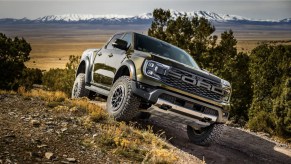 The 2024 Ford Ranger Raptor off-roading