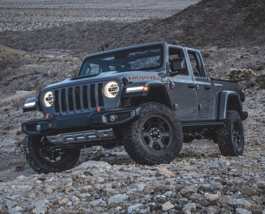 The 2023 Jeep Gladiator off-roading