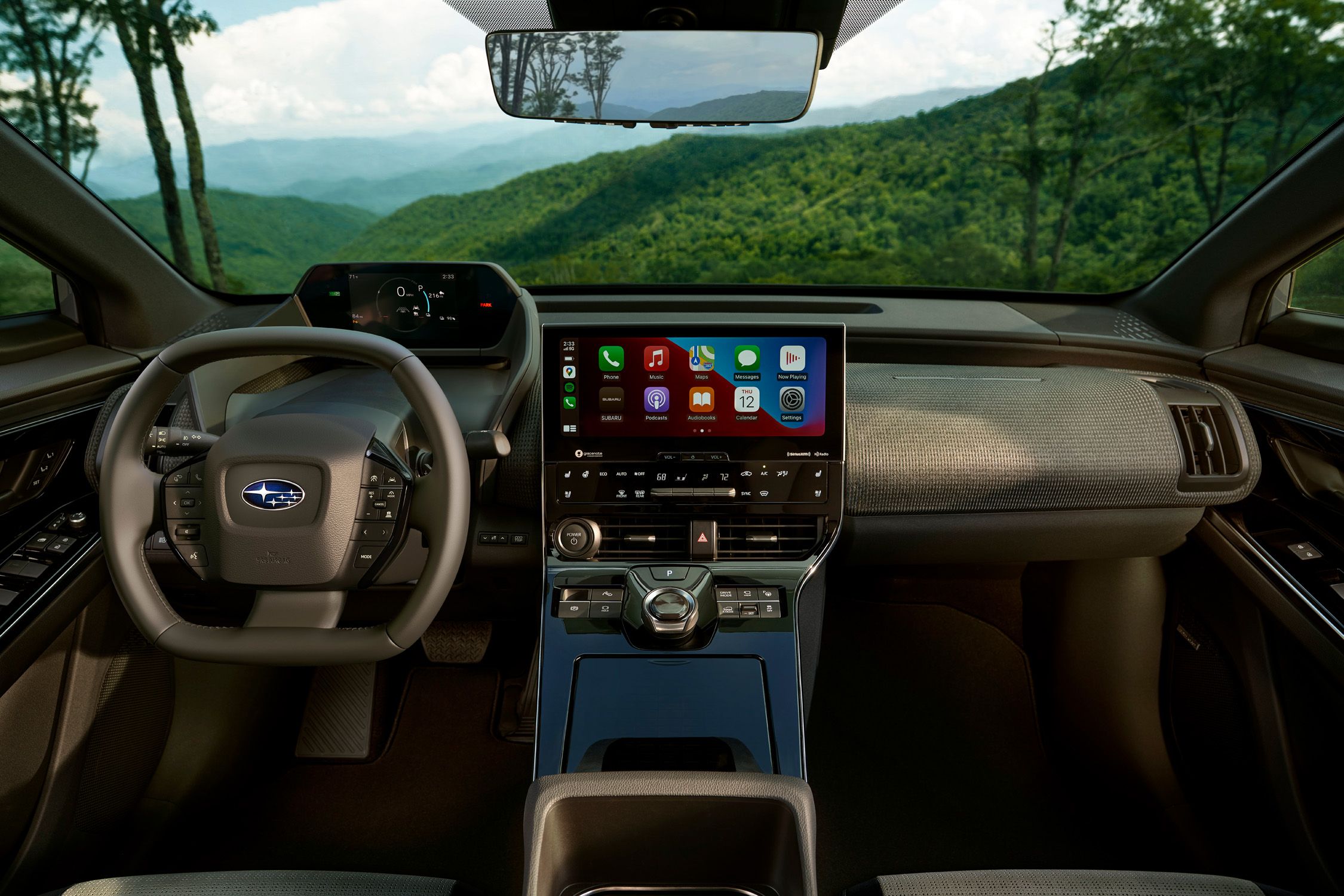 2024 Subaru Solterra interior and dash