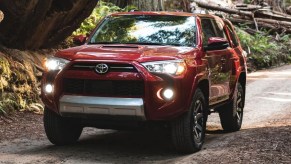 The 2024 Toyota 4Runner on a dirt road