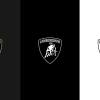 The new Lamborghini Logo in three shades.