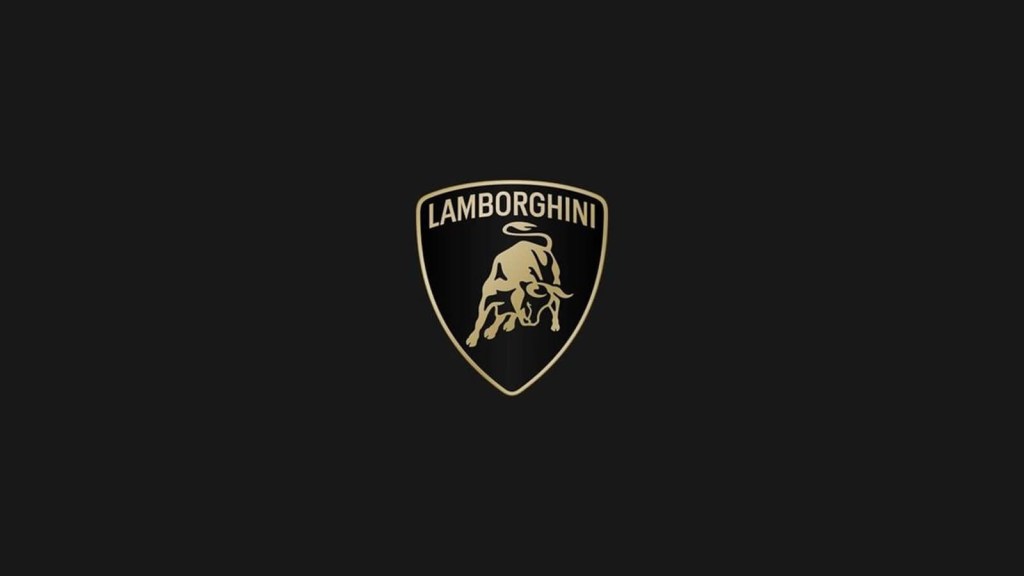 The new Lamborghini logo shows off its simplicity.