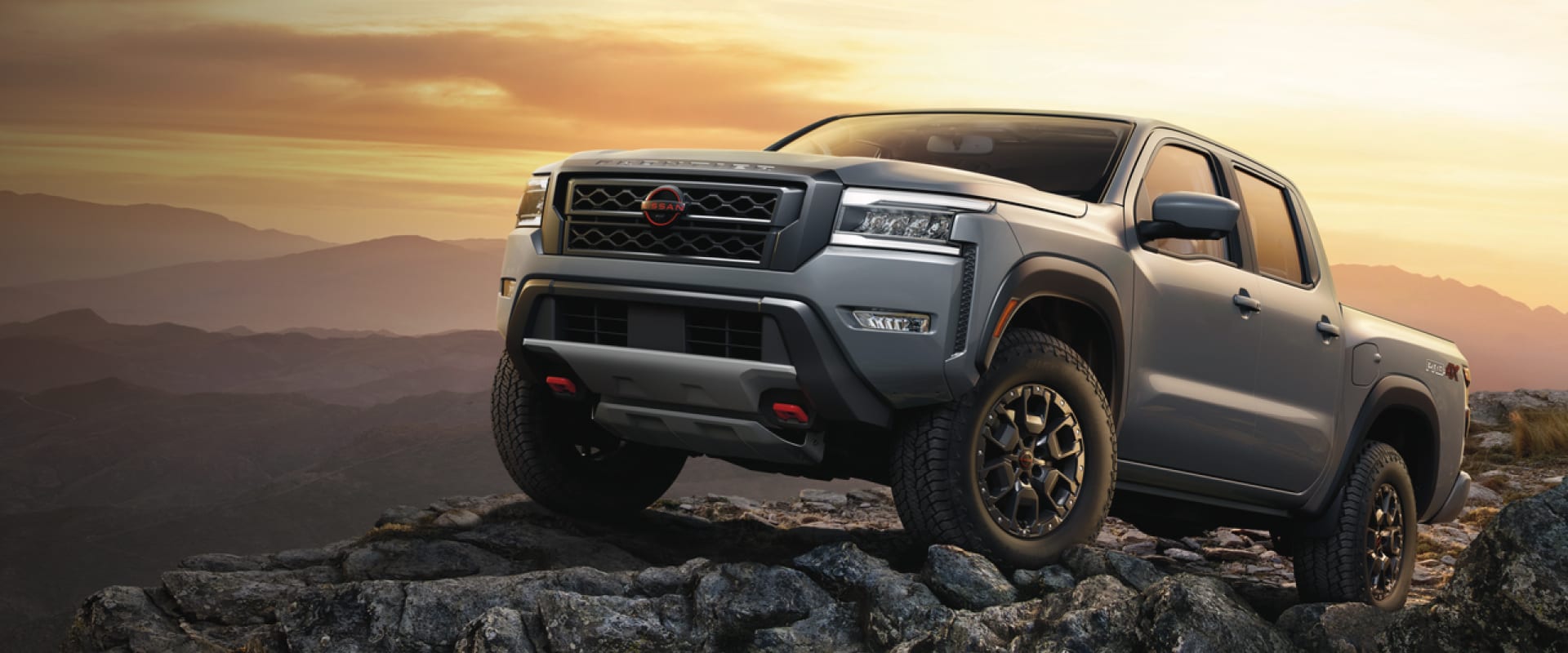 The 2024 Nissan Frontier off-roading 