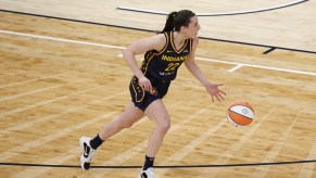 Caitlin Clark playing in the WNBA