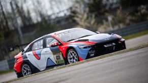 Hyundai race car at Nurburgring