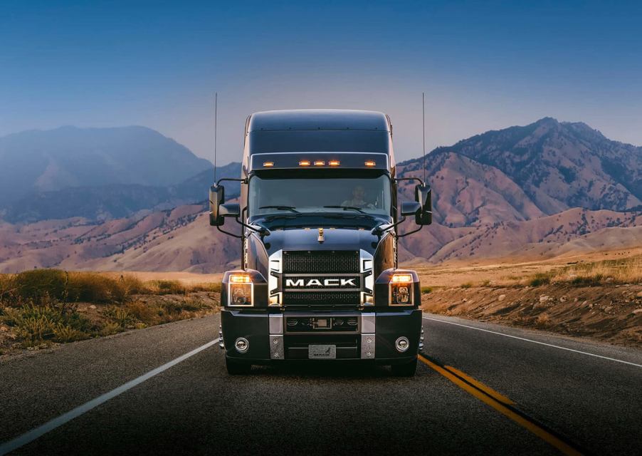 The Mack Anthem on the road