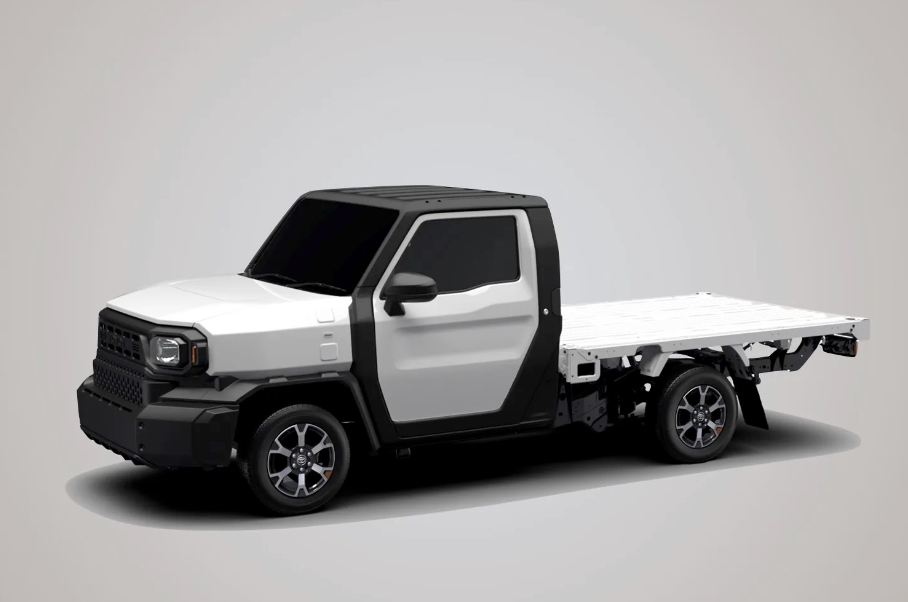 The Toyota IMV 0 Kei truck on display