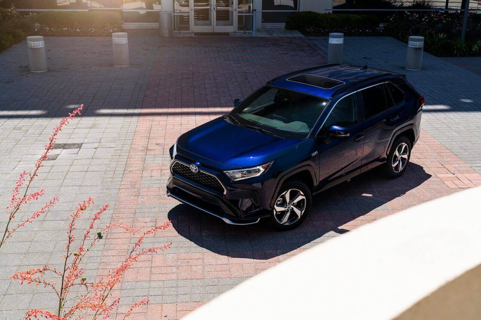 A Toyota RAV4 Prime is one of the PHEVs with an EV mode for electric driving. 