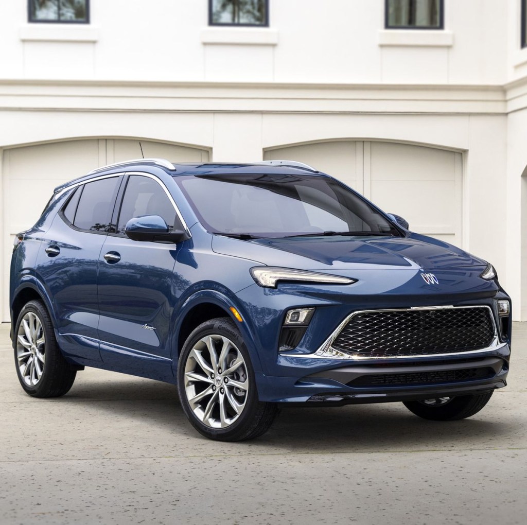 The 2024 Buick Encore near garages