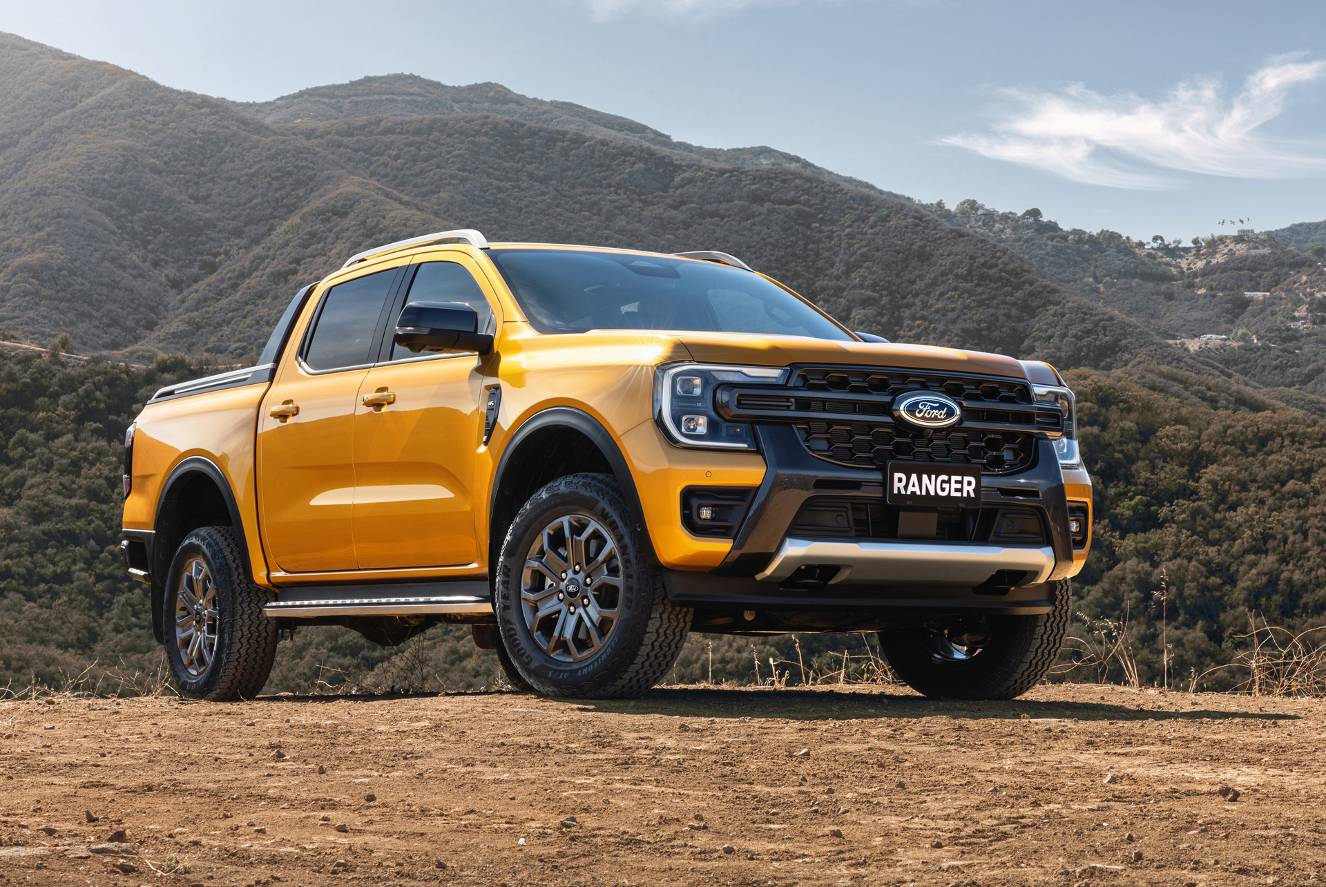 The 2024 Ford Ranger off-roading