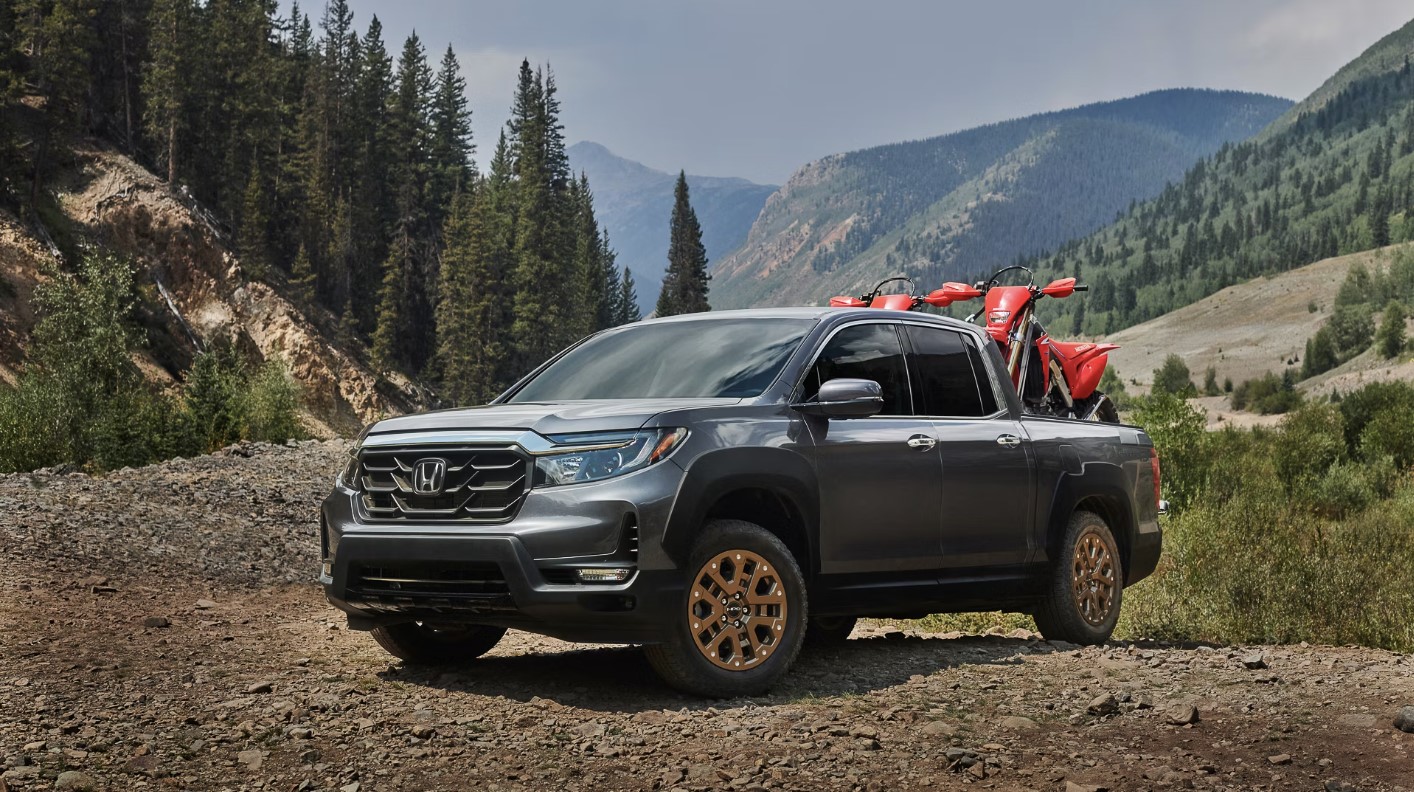 The 2024 Honda Ridgeline off-roading