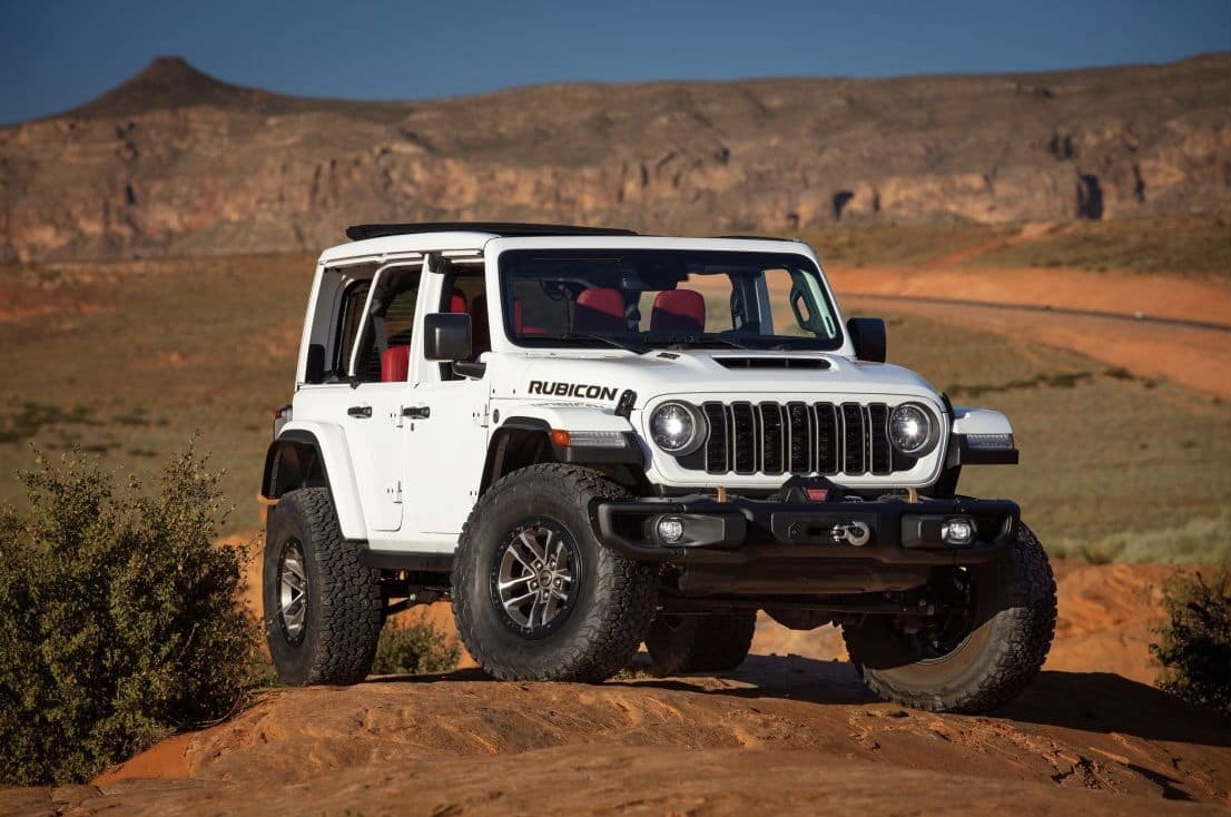 The 2024 Jeep Wrangler Rubicon 392 Final Edition off-roading