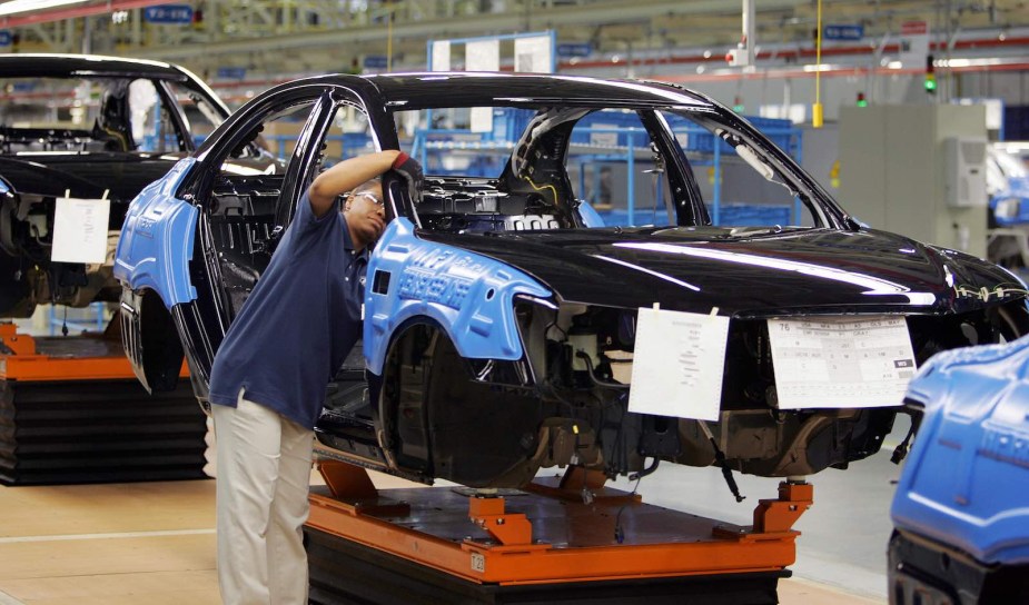 Hyundai car assembly in Montgomery Alabama plant